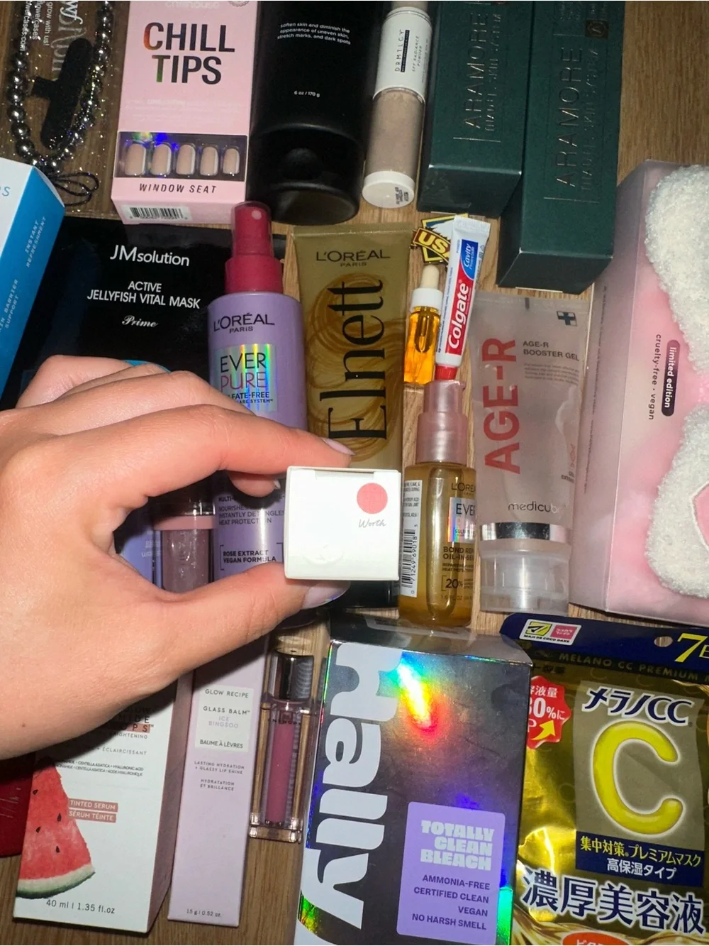 Rare Beauty Primer & Mixed Beauty Lot with Pink, Gold, Black, White - Picture 3 of 6